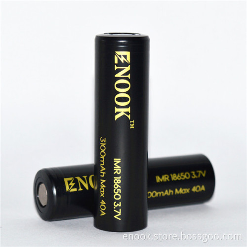 High Drain Rechargeble Battery Enook 18650 3100mAh